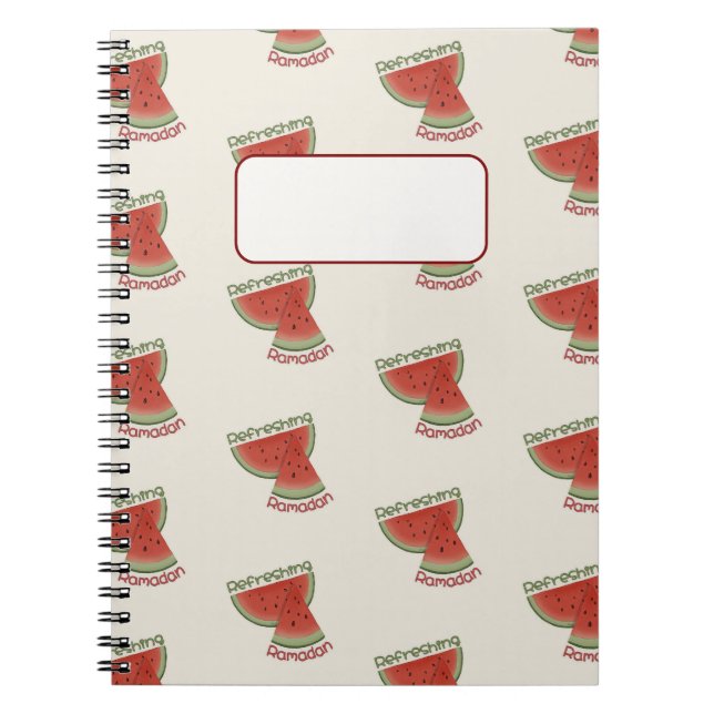 Cuaderno Refrescante sandía de Ramadán (Frente)
