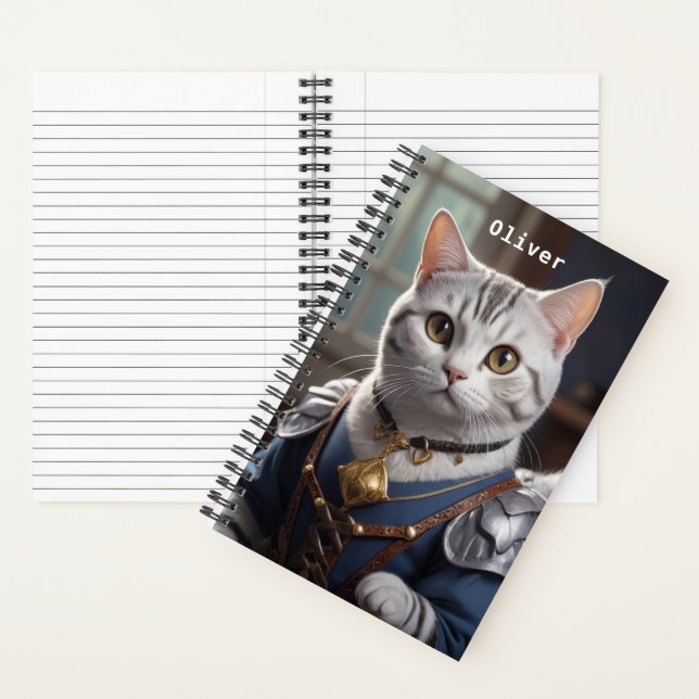 Cuaderno Regal Knight American Shorthair Cat Majestic (Interior)