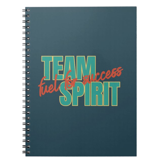 Cuaderno Regalo comercial de empresa Inspiradora de Team Sp (Frente)