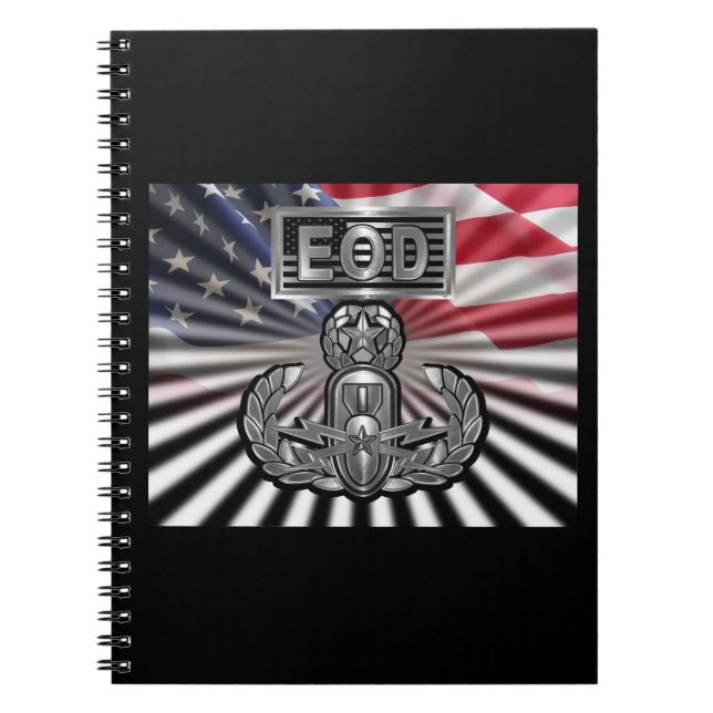 Cuaderno Regalo conmemorativo "EOD Master Blaster" (Frente)