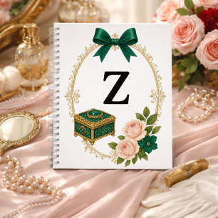 Cuaderno Regalo conmemorativo Inicial Z Elegancia Regencia