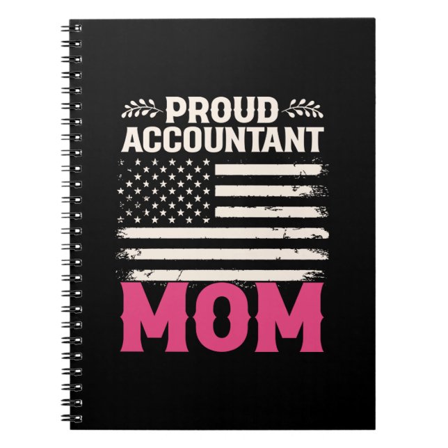 Cuaderno Regalo contable | Orgullosa Mamá Contadora (Frente)