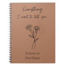 Regalo de aborto de personalizado Grief Journal Me