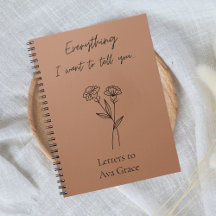 Regalo de aborto de personalizado Grief Journal Me