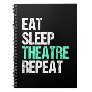 Cuaderno Regalo de actriz de actor divertido para dormir en