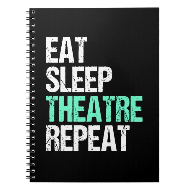 Cuaderno Regalo de actriz de actor divertido para dormir en (Frente)
