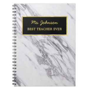 Cuaderno Regalo de agradecimiento al profesor  Textura de m