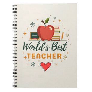 Cuaderno Regalo de Agradecimiento para el Mejor Profesor de