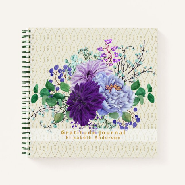 Cuaderno Regalo de agradecimiento Personalizado GRATITUDE (Anverso)