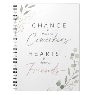 Cuaderno Regalo de Agradecimiento por Amistad de Compañero 