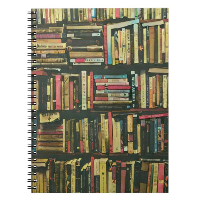 Cuaderno regalo de amante de biblioteca de Guay (Frente)