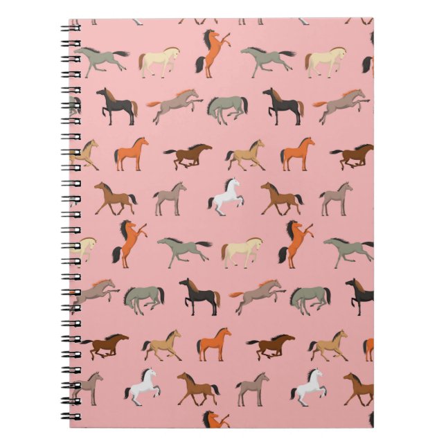 Cuaderno Regalo de amante de los caballos de las chicas, ni (Frente)