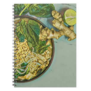 Cuaderno Regalo de amante de los fideos