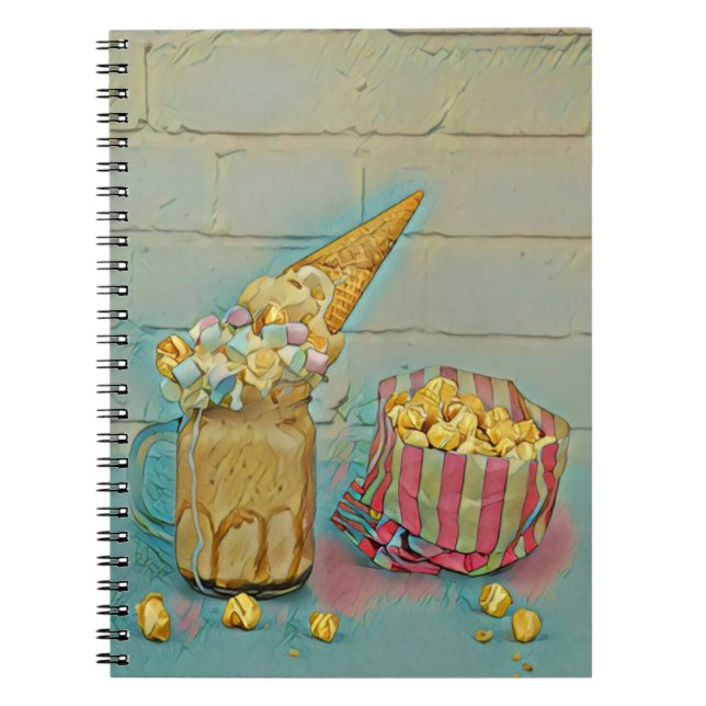 Cuaderno Regalo de amante de los helados (Frente)