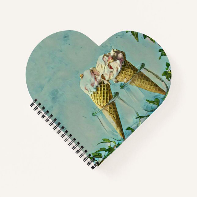 Cuaderno Regalo de amante de los helados (Anverso)
