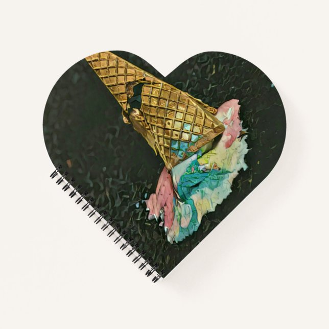 Cuaderno Regalo de amante de los helados de chocolate (Anverso)