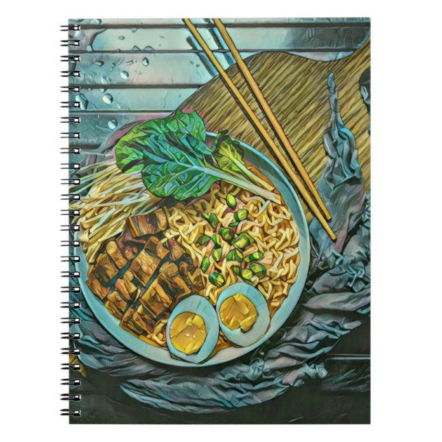 Cuaderno Regalo de amante de Ramen (Frente)