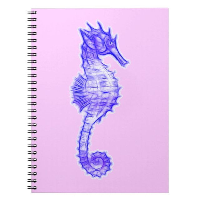 Cuaderno Regalo de animales marinos de caballo de mar (Frente)