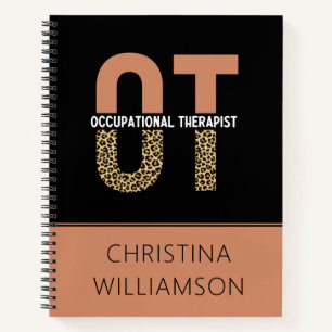 Cuaderno Regalo de Apreciación de Terapia Ocupacional perso