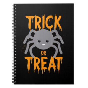 Cuaderno Regalo de araña Araña - Trick O Trete - Hallowee