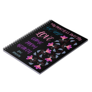 CUADERNO REGALO DE ARTE DE FLORES DE PURPLE MODERNO CREATIV