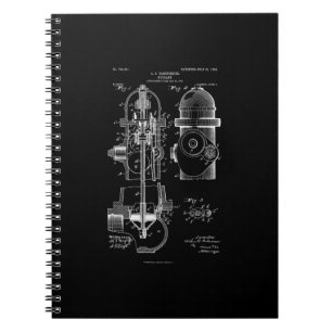 Cuaderno Regalo de bomberos de patentes hidráulicas de bomb