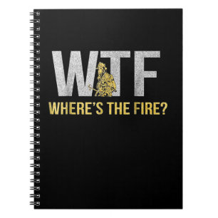 Cuaderno Regalo de bomberos   WTF Dónde está el bombero