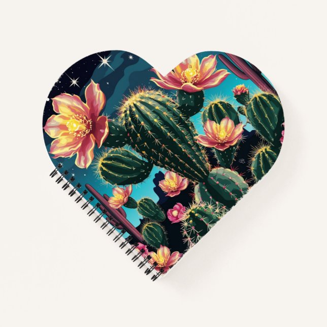 Cuaderno Regalo de cactus nocturno (Anverso)