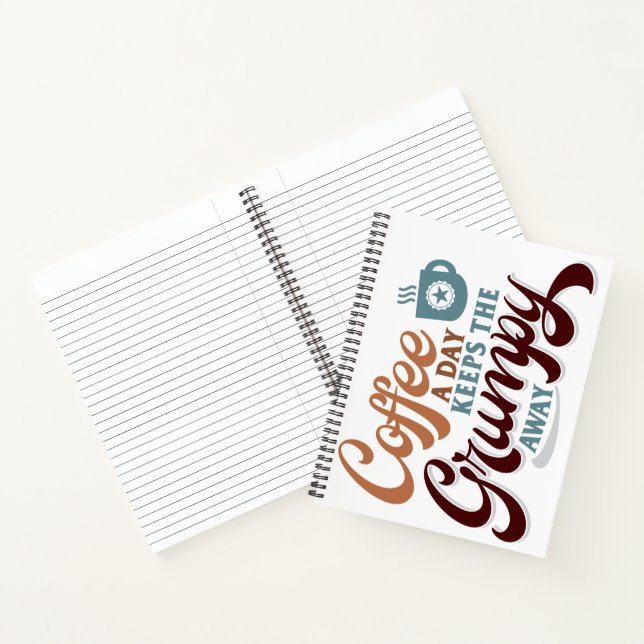 Cuaderno Regalo de café al día para amante del café  (Interior)