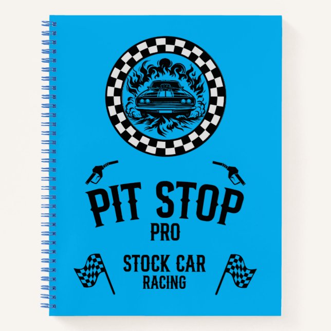 Cuaderno Regalo de carreras de stock car (Anverso)