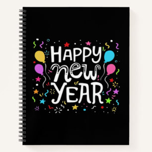 Cuaderno Regalo de Celebración de Fuegos Artificiales de Va