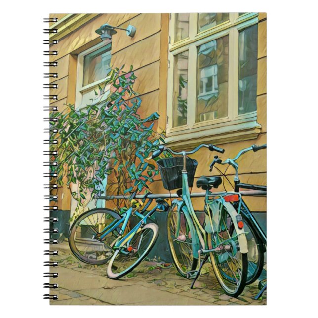 Cuaderno Regalo de ciclismo sobre el amante | Pintura en bi (Frente)