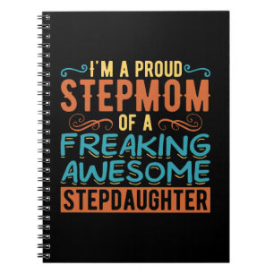 Cuaderno Regalo de cita para madrastra orgullosa hijastra