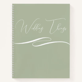 Cuaderno Regalo de cliente de bloc de notas de planeamiento