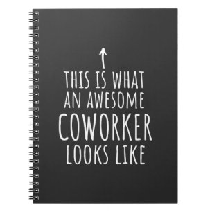 Cuaderno Regalo de coworker, pato de coworker, payaso asomb