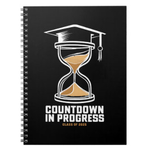Cuaderno Regalo de cuenta regresiva para la graduación de l