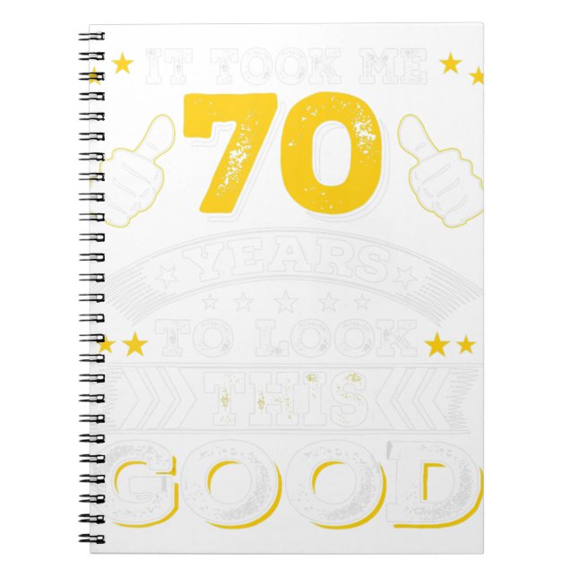Cuaderno Regalo de cumpleaños 70 - Me Llevó 70 años - Ol de (Frente)