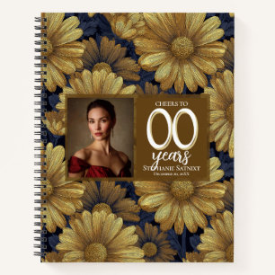 Cuaderno Regalo de cumpleaños 70 para sobrina Daisy Colorid
