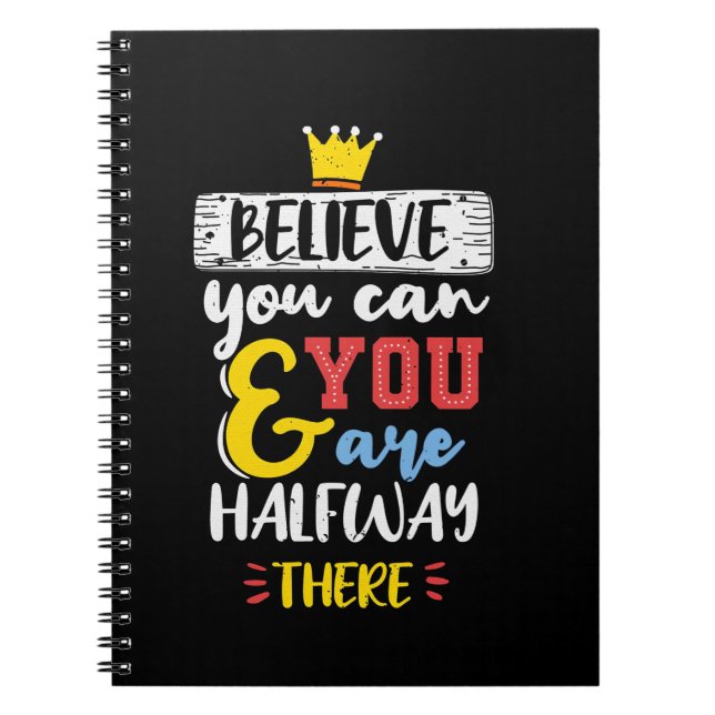 Cuaderno Regalo de cumpleaños cree que puedes (Frente)