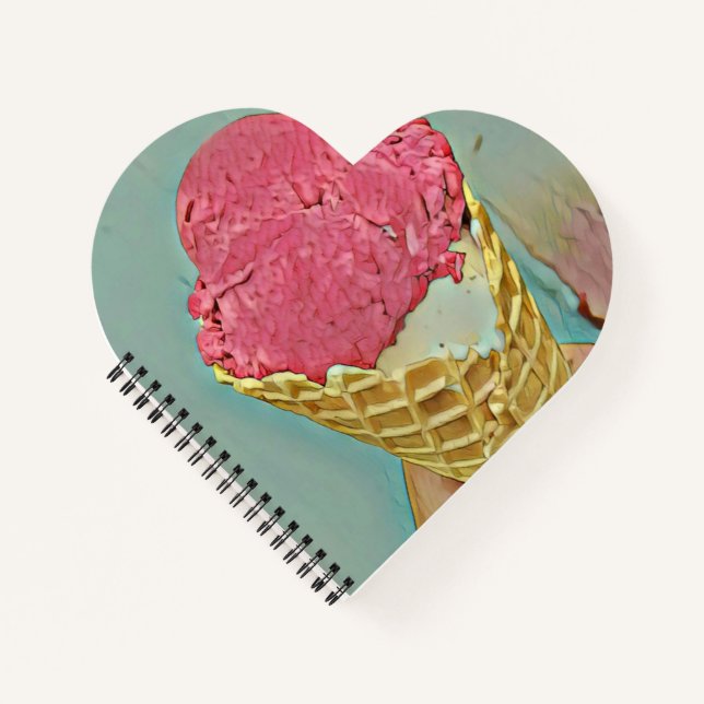Cuaderno Regalo de cumpleaños de helado (Anverso)