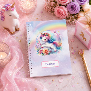 Cuaderno Regalo de cumpleaños para niña con colores pastel 