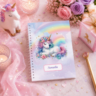 Cuaderno Regalo de cumpleaños para niña Unicornio caprichos