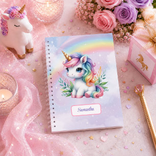 Cuaderno Regalo de cumpleaños para niña Unicornio Encantado
