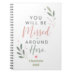Cuaderno Regalo de despedida de jubilación personalizado pa