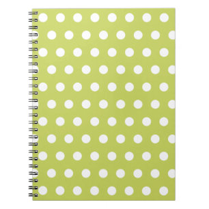 Cuaderno Regalo de diario de la Escuela de Punto Retro Lime