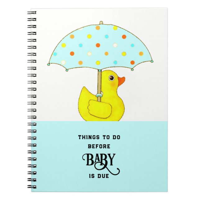 Cuaderno Regalo de embarazo de la futura madre (Frente)