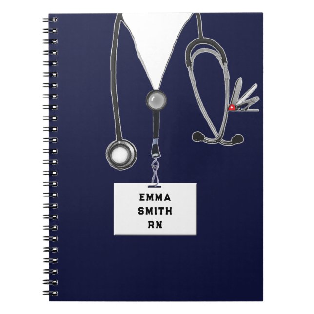 Cuaderno Regalo de enfermería personalizado (Frente)