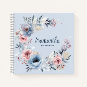 Cuaderno regalo de favor de dama de honor