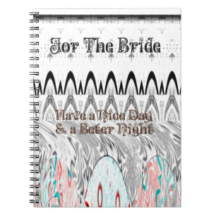 Cuaderno Regalo de Fiesta de Despedida de Soltera Arte Impr
