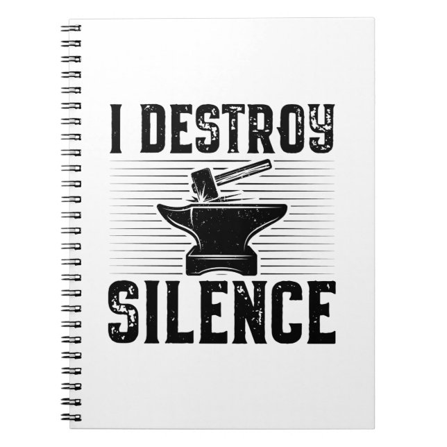 Cuaderno Regalo de forja | Blacksmithing Anvil (Frente)